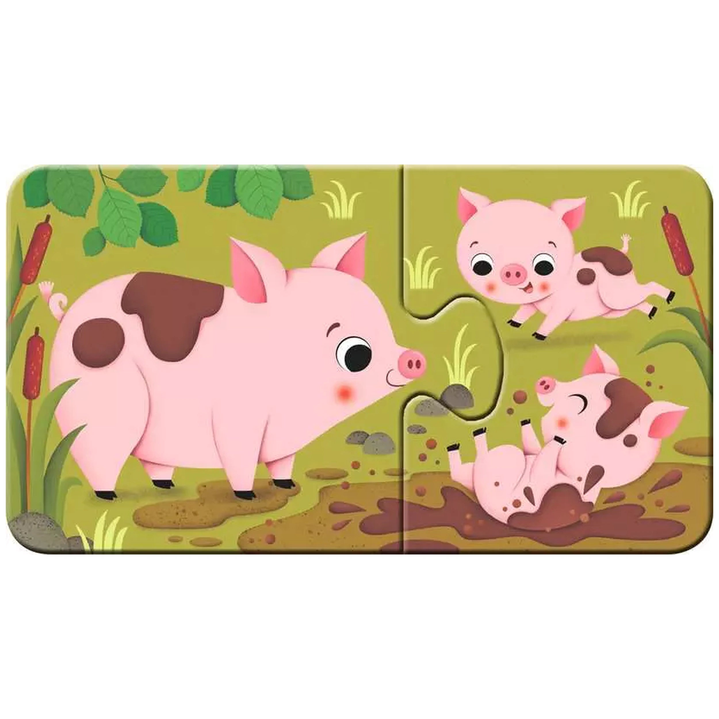 Ravensburger - My Fisr Puzzle - Animals At Their Little Ones