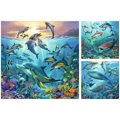 Ravensburger - Ocean Wildlife - 3x49 Pieces - Puzzles