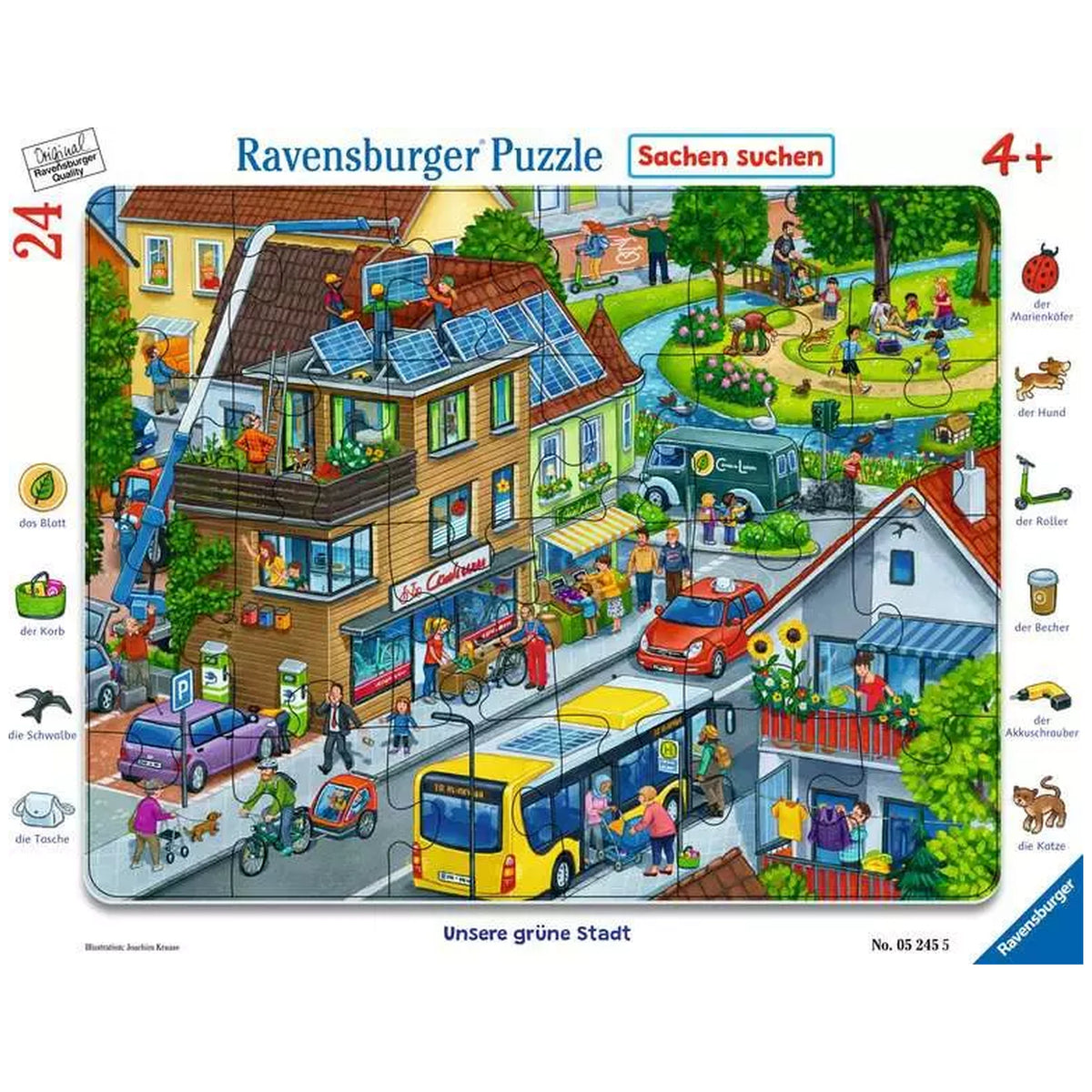 Ravensburger - Notre Ville Verte - 24 Pièces - Puzzles Éducatifs