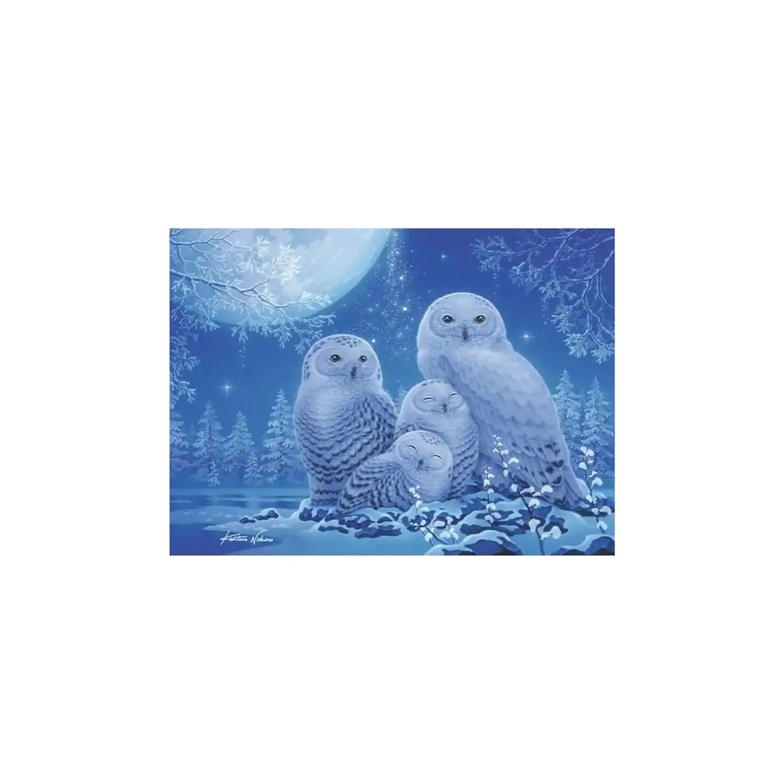 Ravensburger - Owls In The Moonlight Starline - 500 Pieces - Puzzle