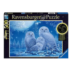 Ravensburger - Owls In The Moonlight Starline - 500 Pieces - Puzzle