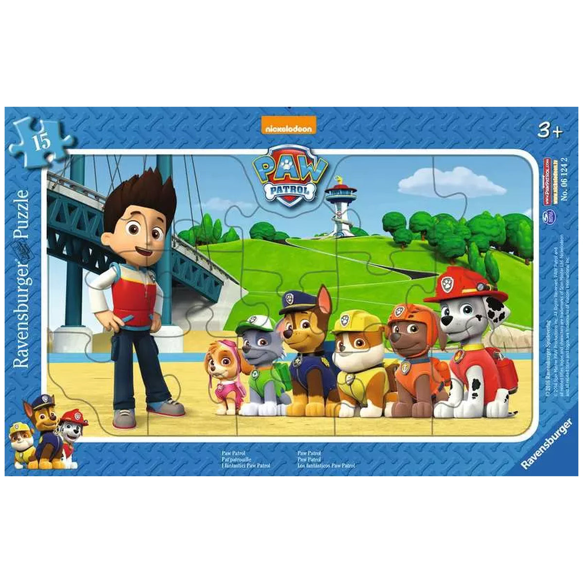 Ravensburger - Pat' Patrouille - 15 Pièces - Puzzles