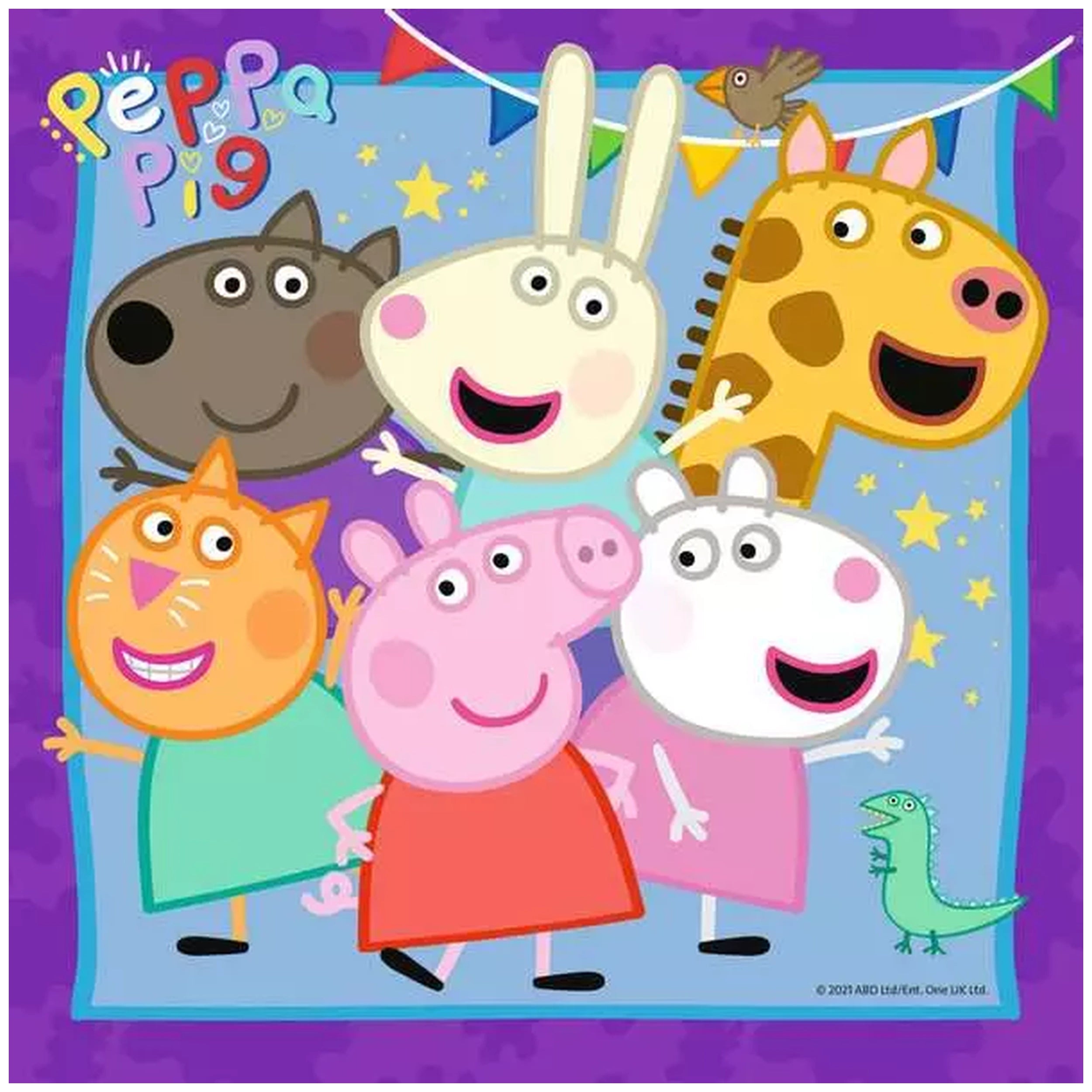 Ravensburger - Peppa Pig - Peppas Family And Friends - 3x49 Pieces - Puzzles