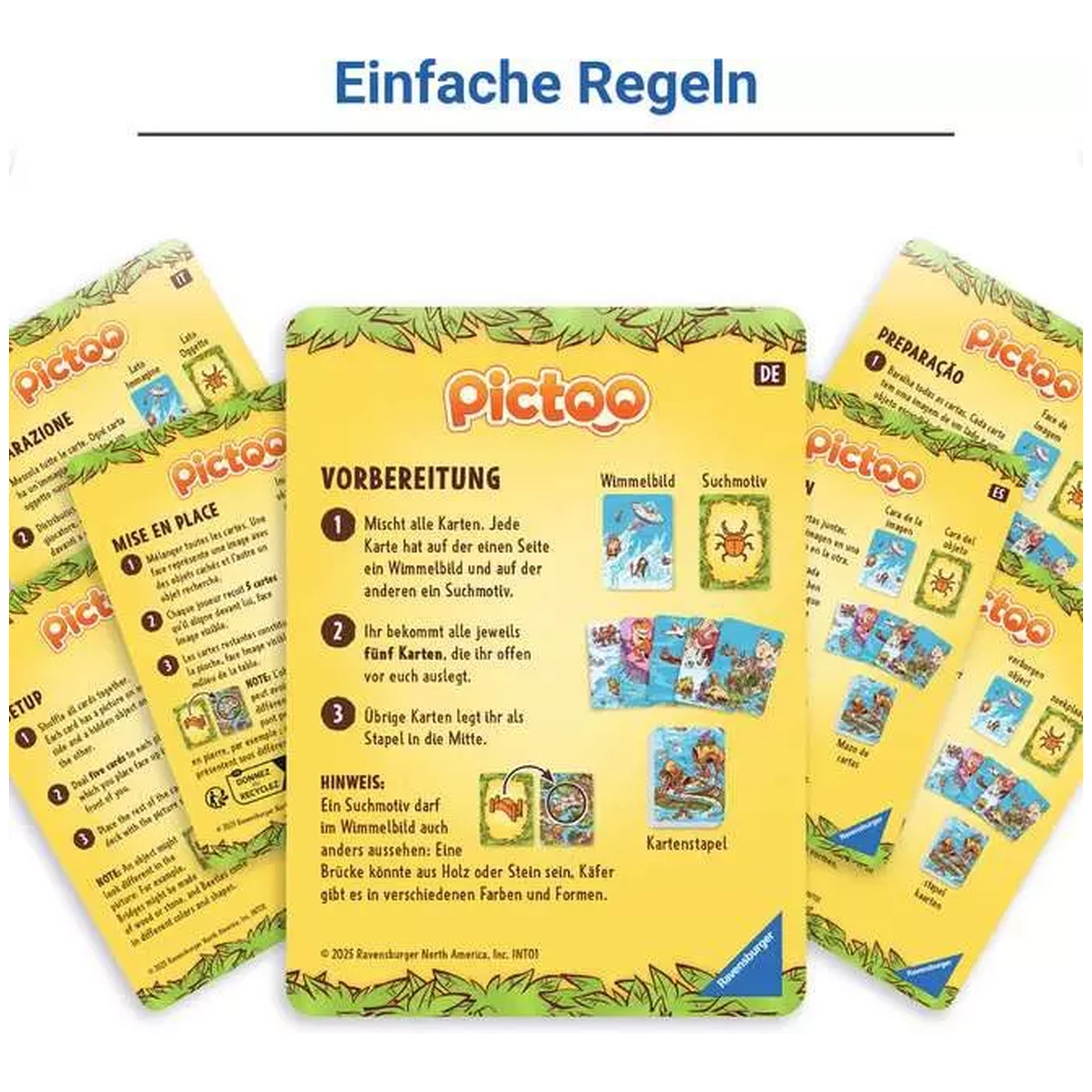 Ravensburger-Pictoo-Dino-Welt-Jeux de société
