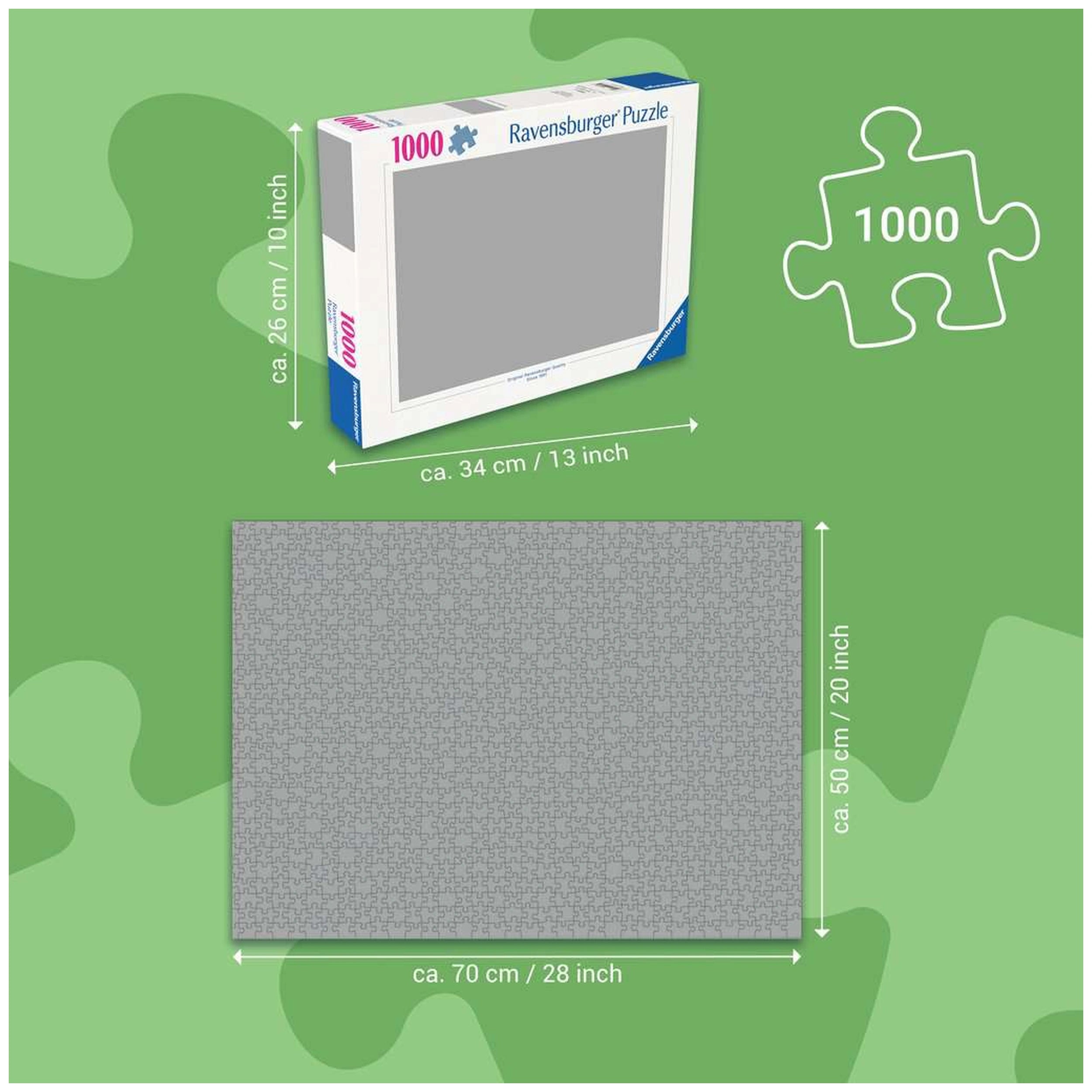 Ravensburger - Puzzle 1000 pièces - Magnifiques montagnes