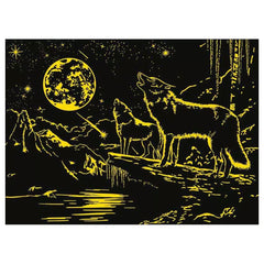 Ravensburger - Puzzles - Star Line Loup dans les aurores boréales 500pcs - 12 Ans