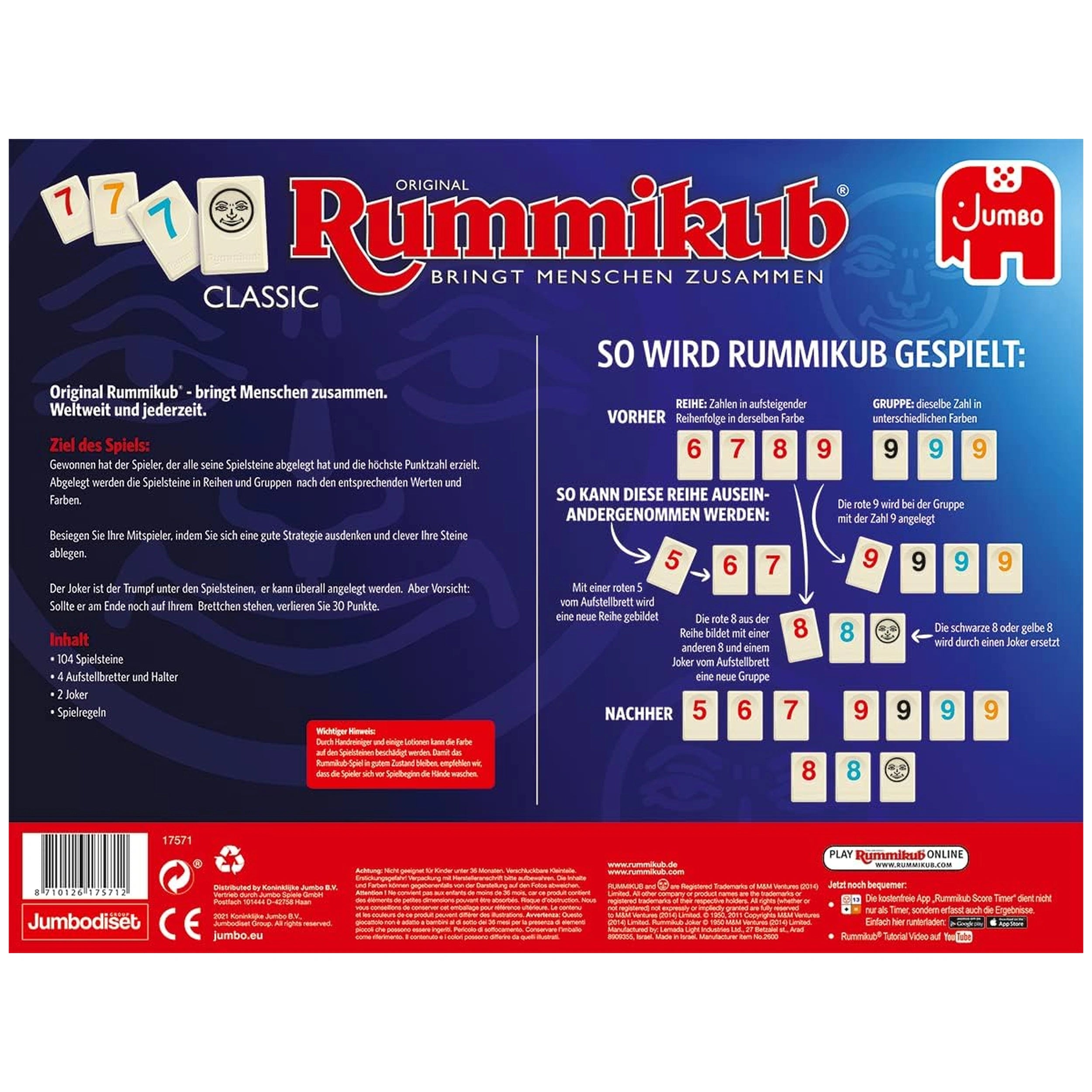 Ravensburger - Rummikub Classic - Board Game