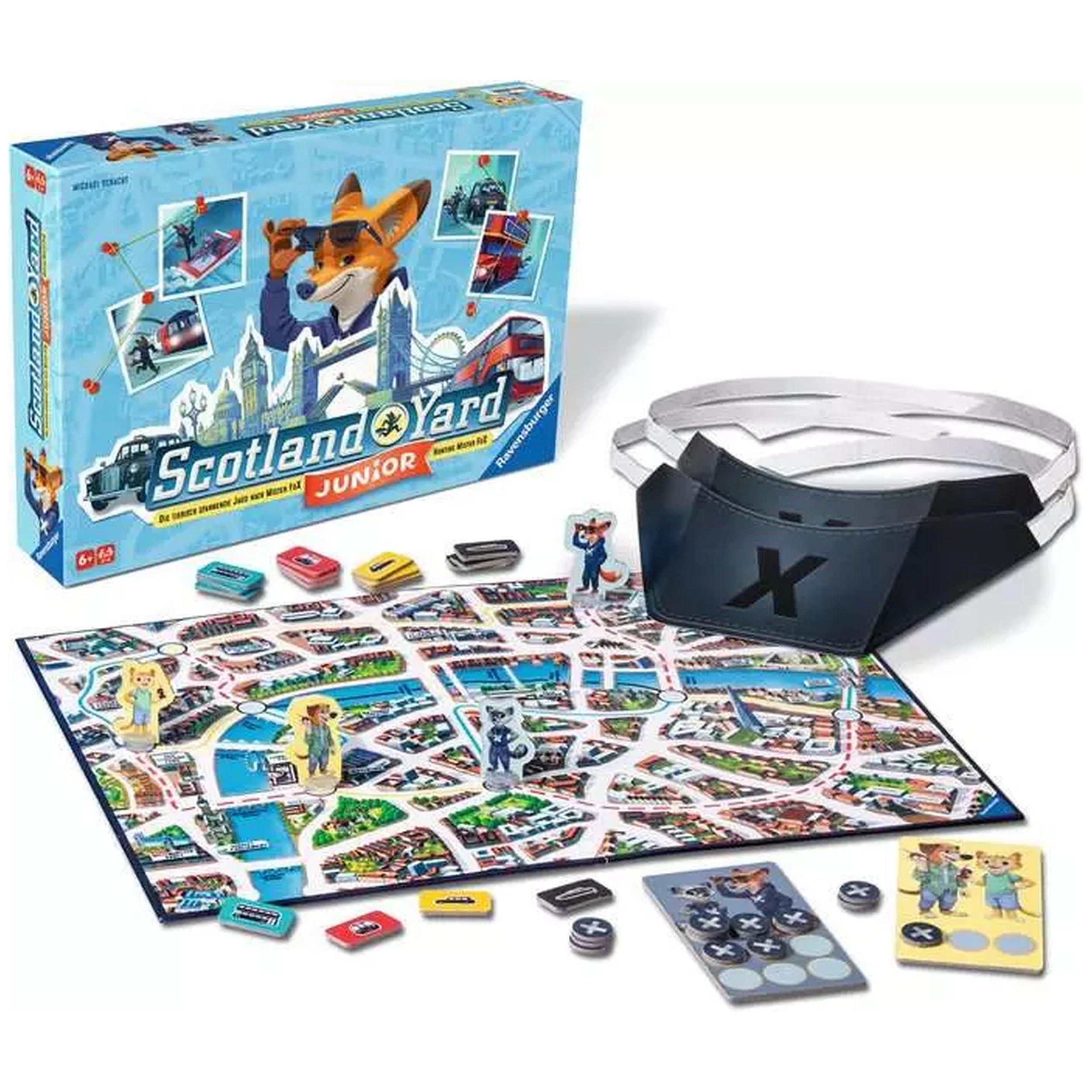 Ravensburger - Scotland Yard Junior - Board Game - Multi-Language Instructions