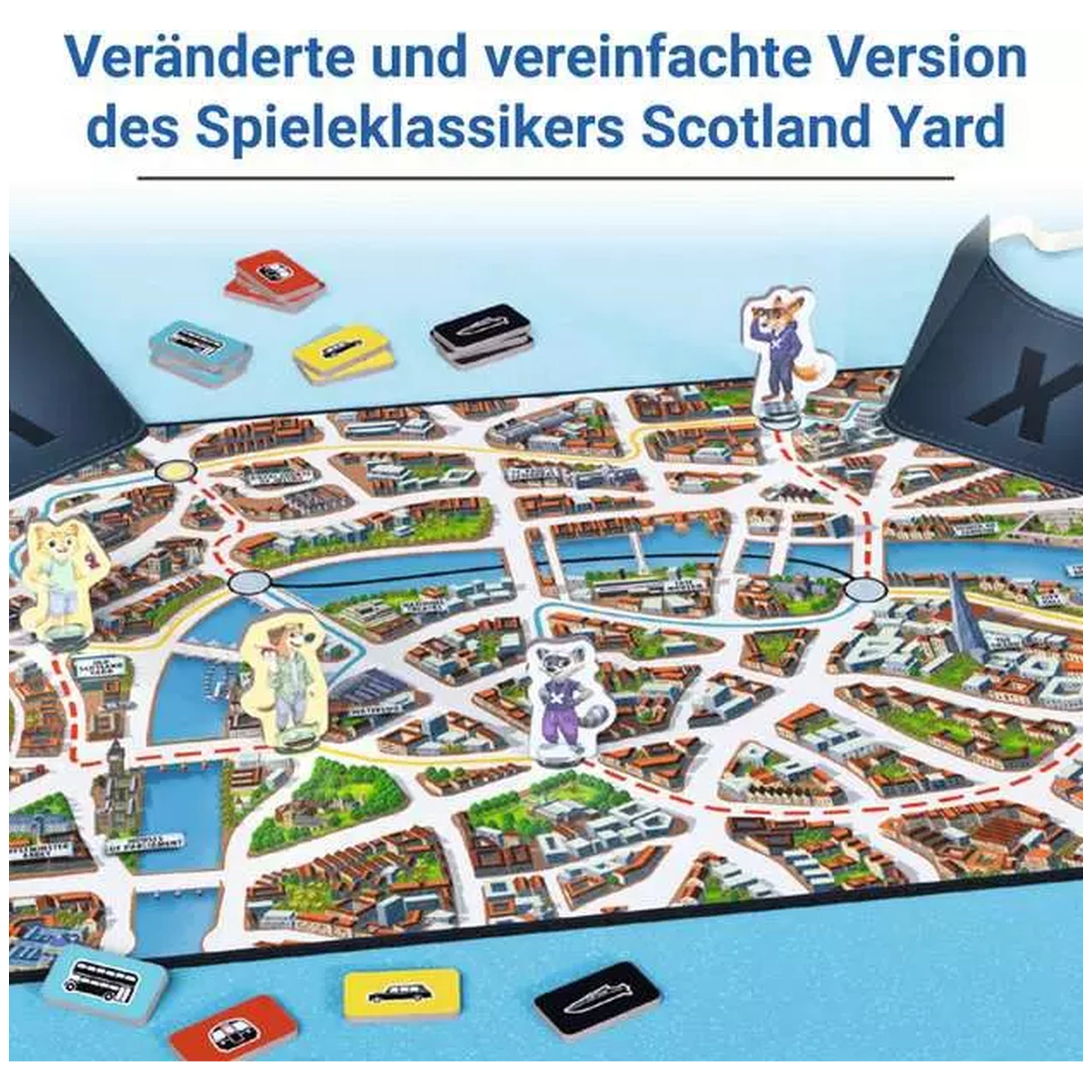 Ravensburger - Scotland Yard Junior - Board Game - Multi-Language Instructions