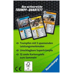 Ravensburger - Super Trump Power Tractor - Board Game - German Edition