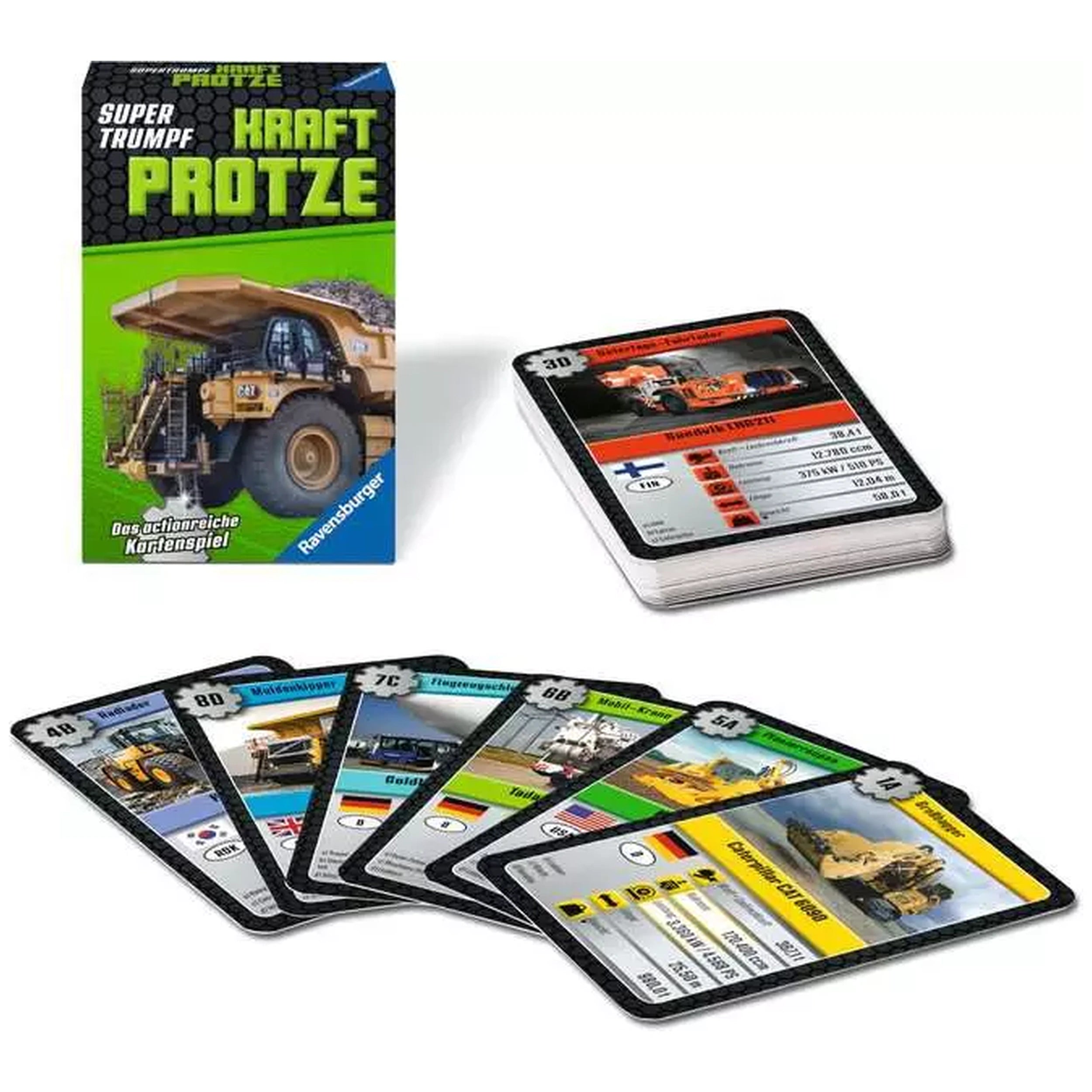 Ravensburger - Super Trump Powerhouses - Board Game - German Edition