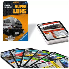 Ravensburger - Super Trump Super Locomotives - Board Game - German Edition