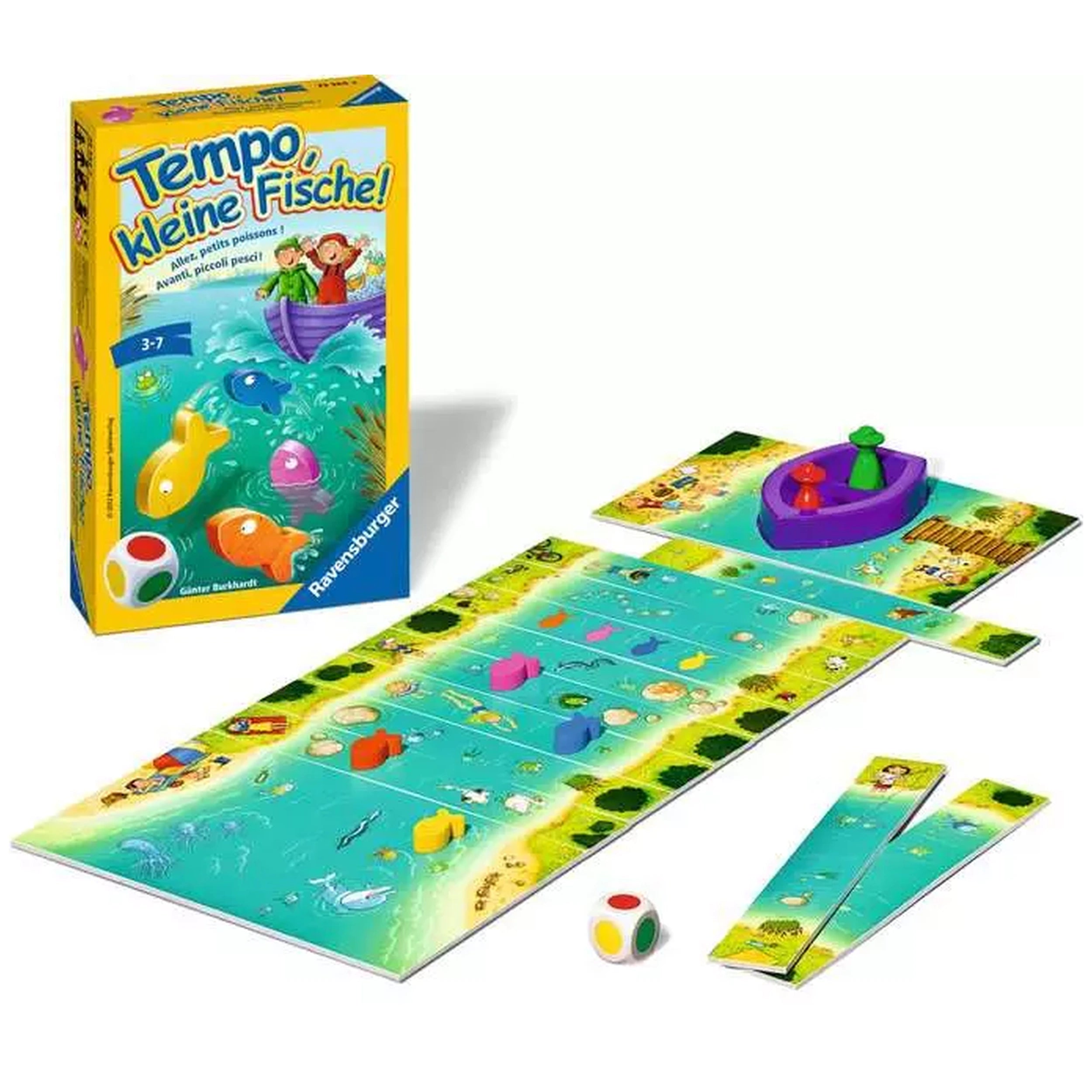 Ravensburger - Tempo, Kleine Fische! - Board Game - Multi-Language Instructions