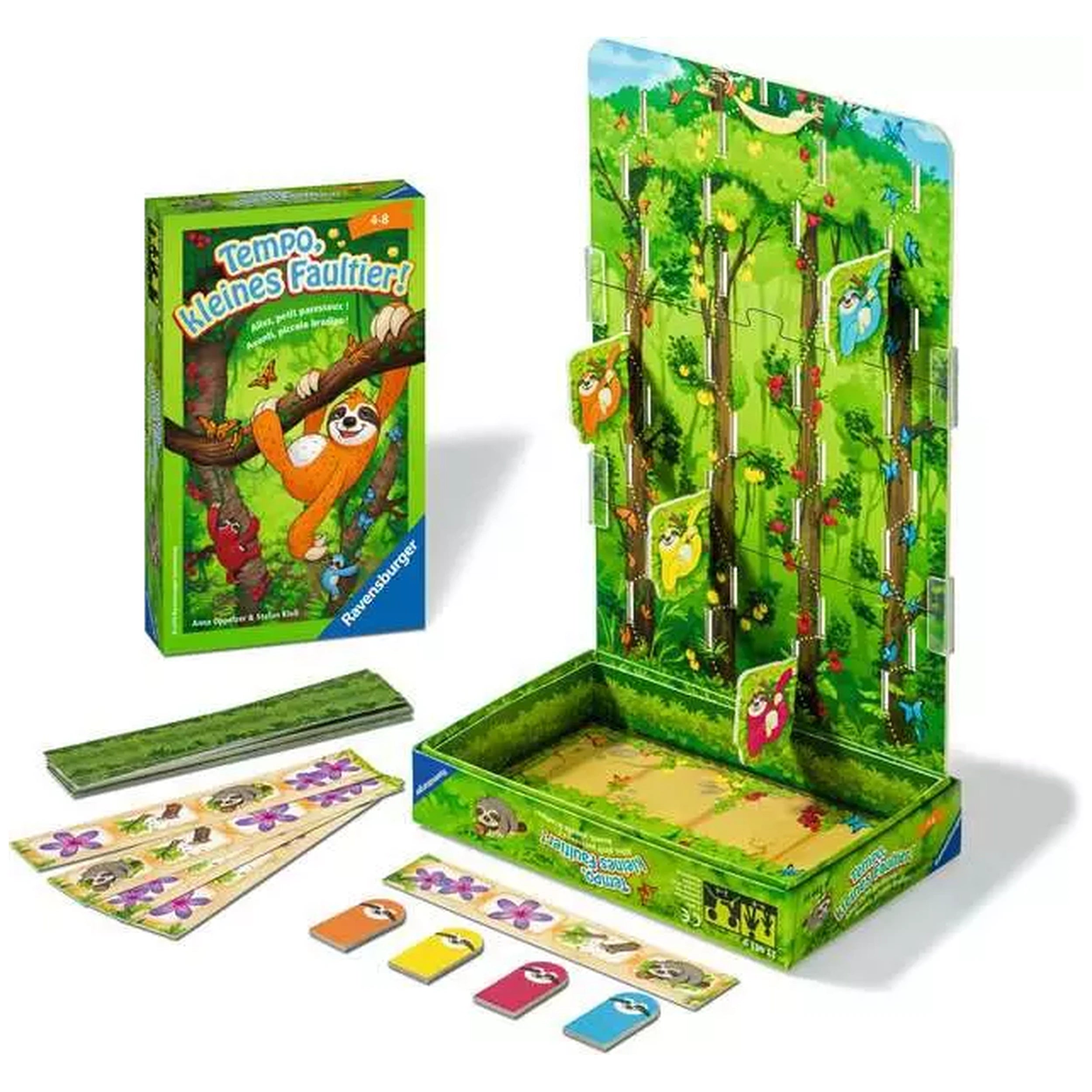 Ravensburger - Tempo, Kleines Faultier! - Board Game - Multi-Language Instructions