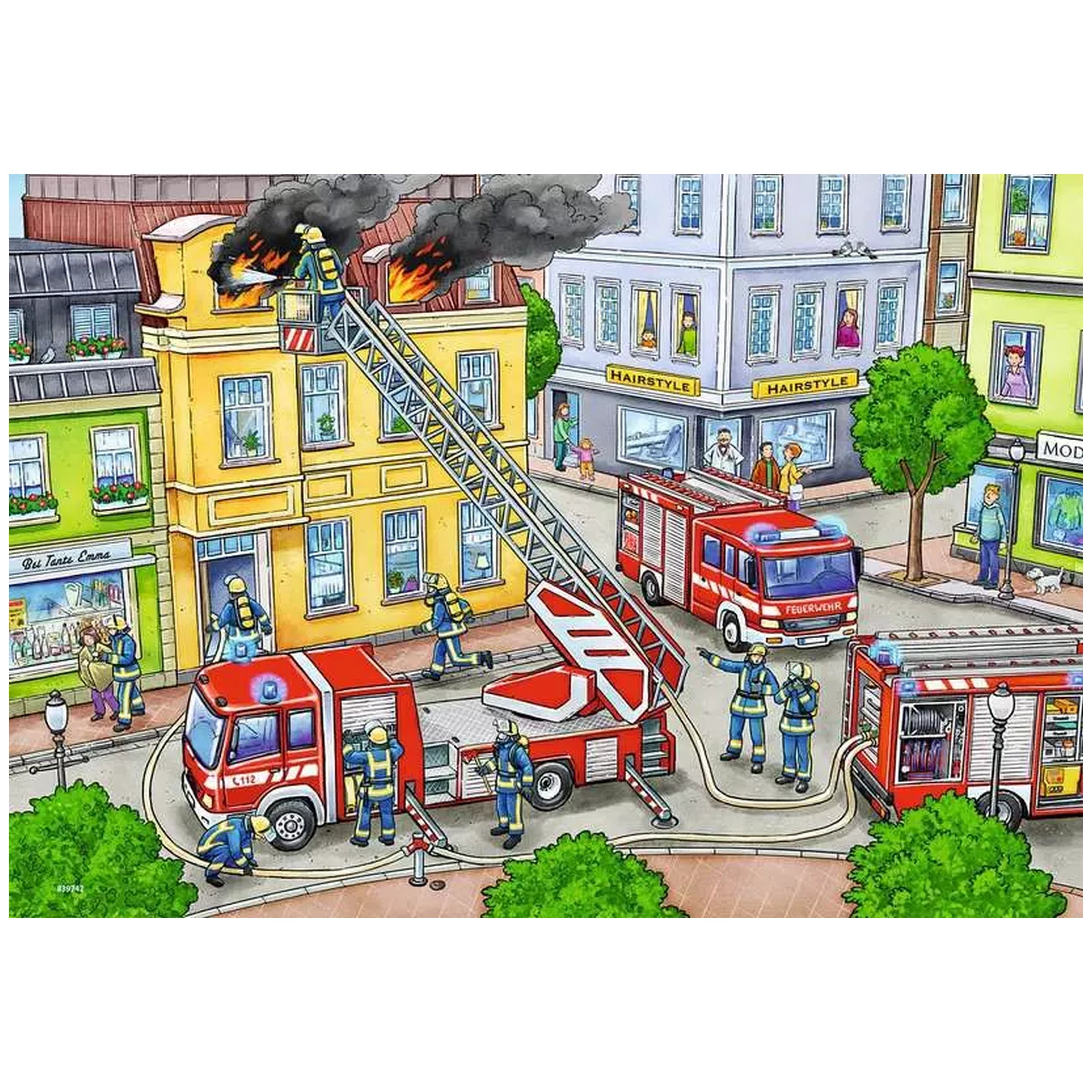 Ravensburger - Traveling With Blue Lights - 2x12 Pieces - Puzzles