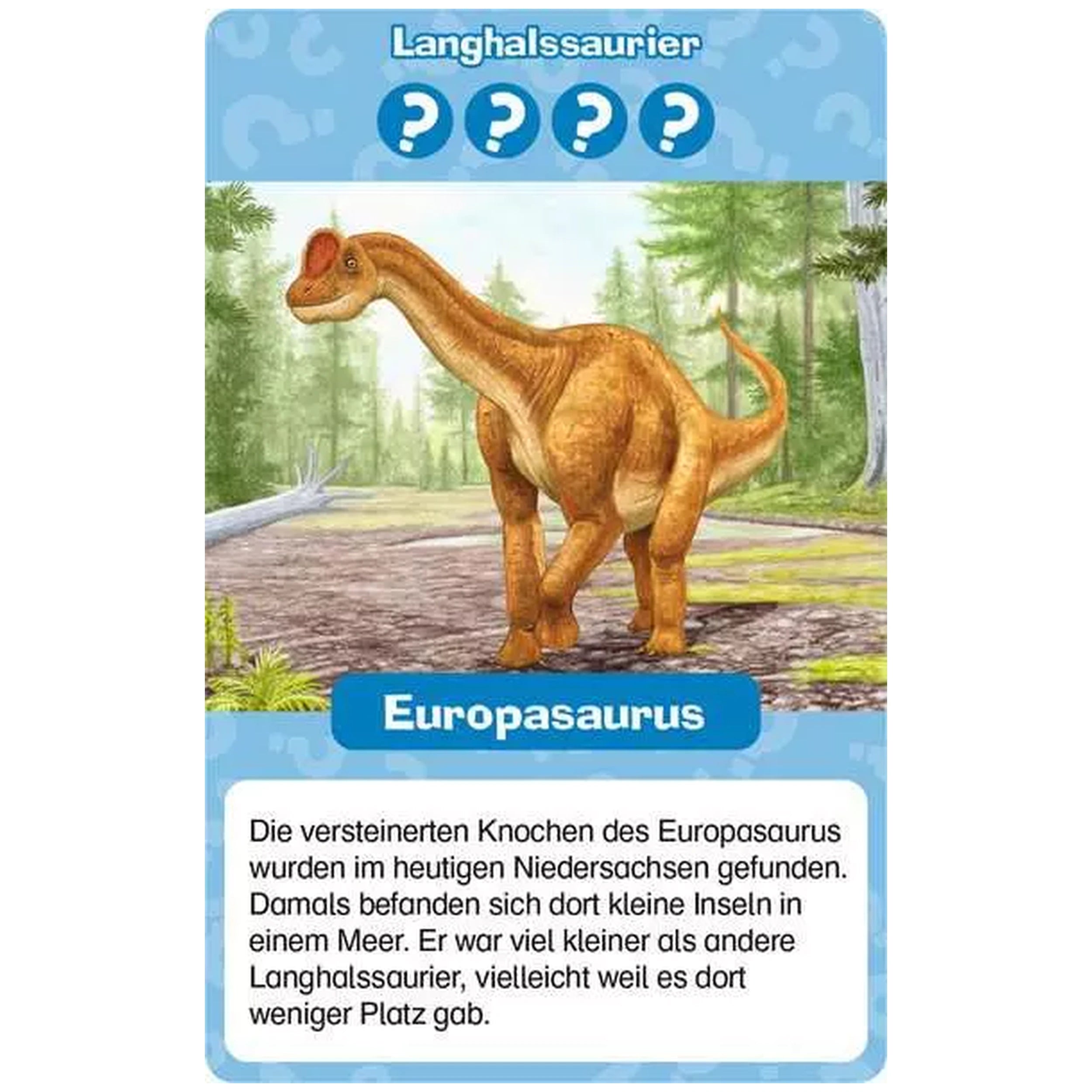 Ravensburger - Wieso? Weshalb? Warum? Dinosaurier Quartett - Jeu de société - Édition allemande