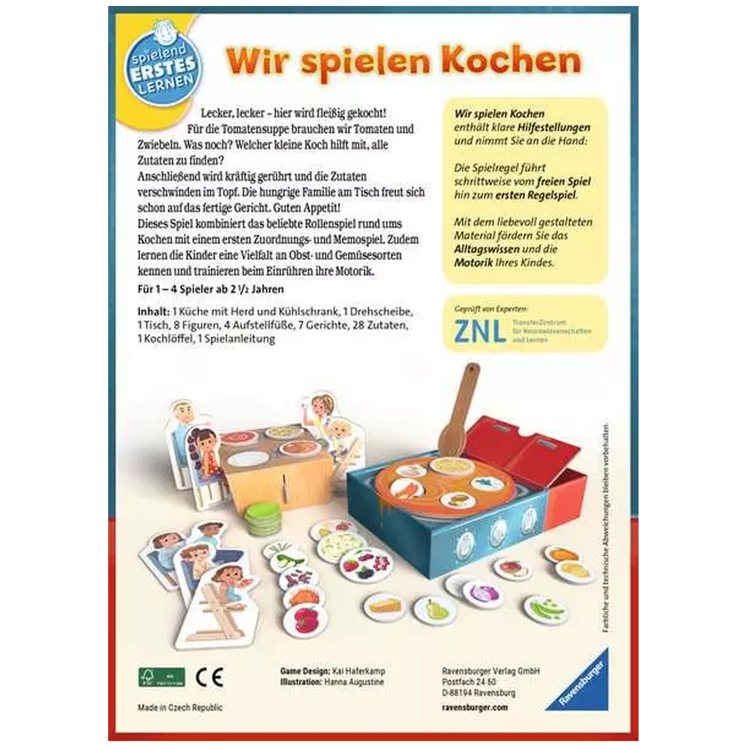 Ravensburger - Nous Jouons à Cuisiner - Jeu de Société - Édition Allemande