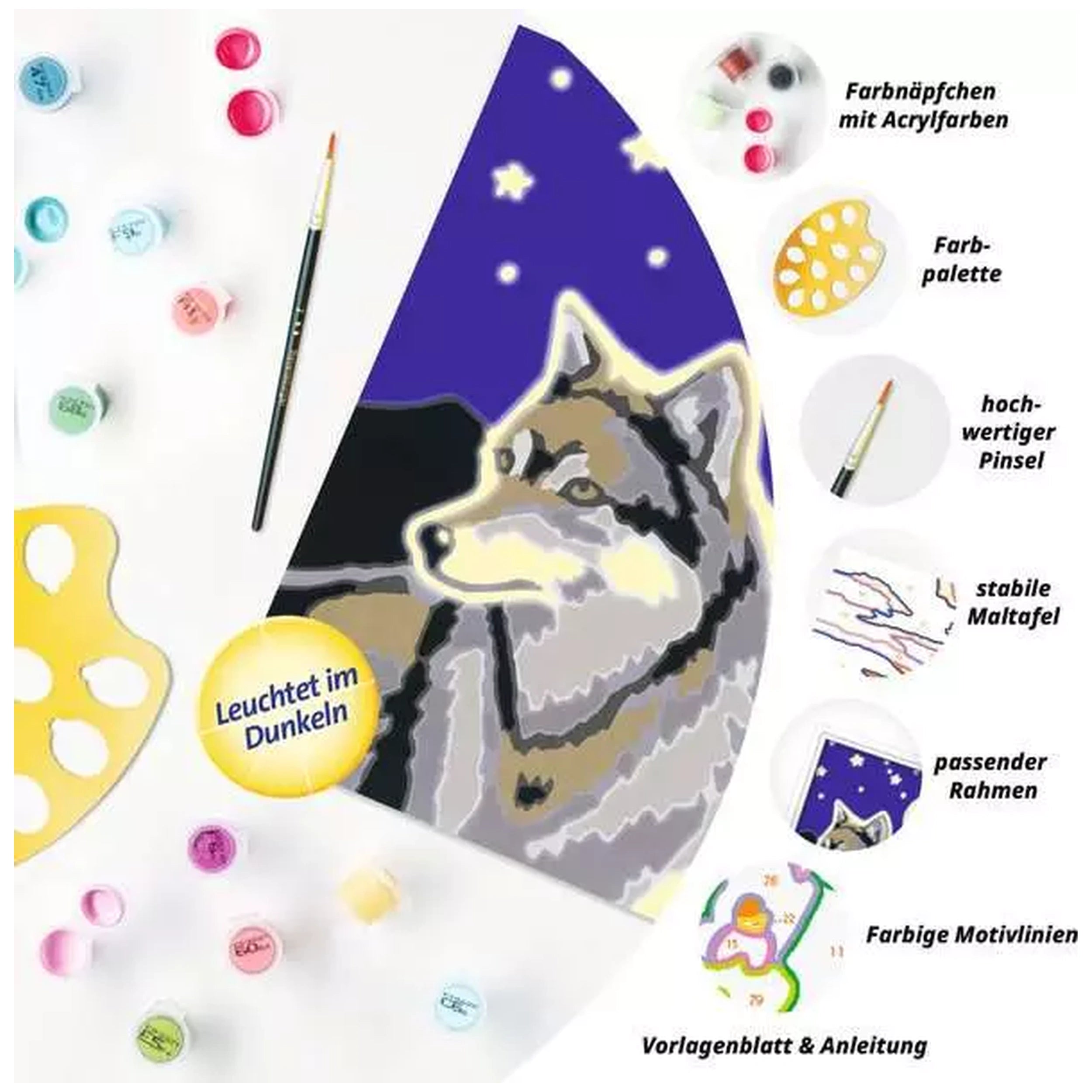 Ravensburger - Wolf Portrait - Arts & Crafts
