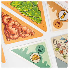 Red Glove - Club Sandwich Board Game Ages 8+ - Fast-Paced Food Truck Memory & Bluffing Card Game for 2-4 Players with 73 Triangular Cards - RG2084 - Italian Edition