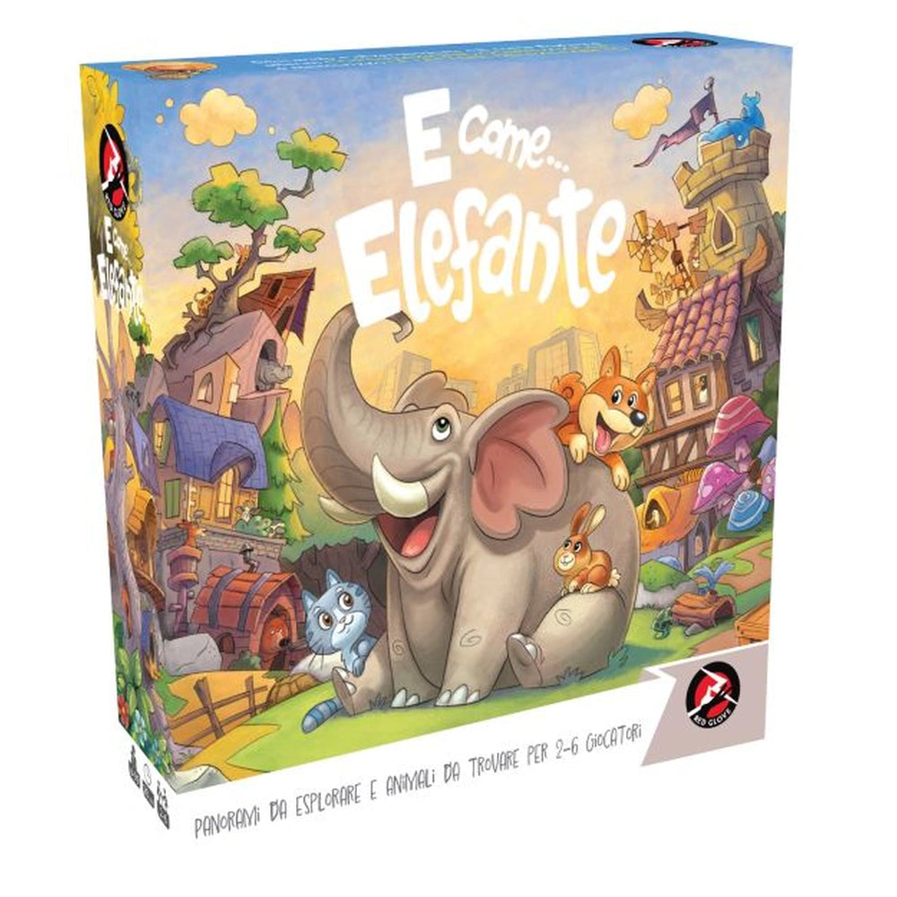 Red Glove - E come Elefante - Jeux de société - 4+ - RG2087 - Édition italienne