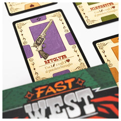 Red Glove - Fast West Party Card Game Ages 7+ - Action-Packed Wild West Simultaneous Dueling Game for 2-10 Players with 110 Gunslinger Cards Showcase Pack - RG2077 - Italian Edition
