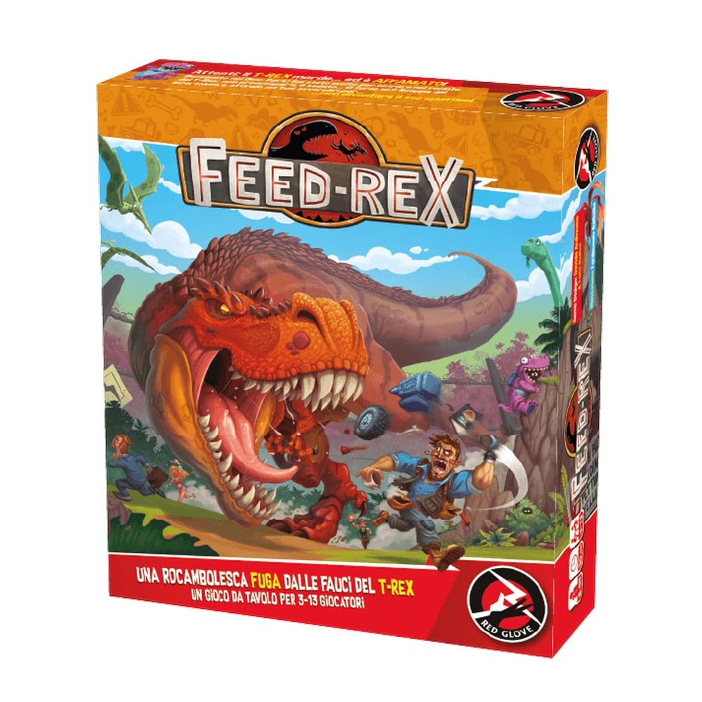 Red Glove - Feed Rex - Jeux de Cartes - 8+ - RG2079 - Édition Italienne