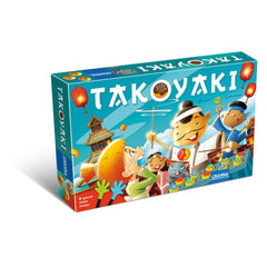 Red Glove - HUCH! - Takoyaki Board Game Ages 6+ - Fast-Paced Real-Time Dexterity & Pattern Matching Family Game for 2-4 Players with Grills and Ball Pieces - RG2419 - International Edition