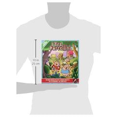 Red Glove - I Tre Porcellini - Jeux de Société - 3+ - Jeu Éducatif Amusant - RG2031 - Édition Italienne