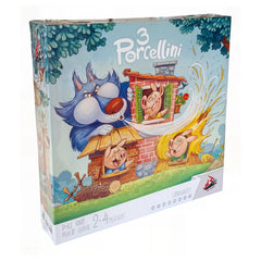Red Glove - I Tre Porcellini - Jeux de Société - 3+ - Jeu Éducatif Amusant - RG2031 - Édition Italienne