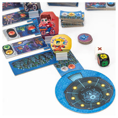 Red Glove - Save Yogino Board Game for Kids Ages 5+ - Sci-Fi Adventure Memory Game with Cooperative & Competitive Modes for 1-4 Players - RG2075 - Italian Edition