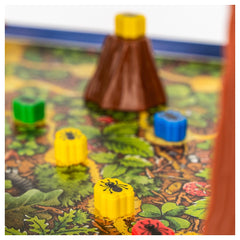 Red Glove - Spinderella Board Game Ages 6+ - Award-Winning 3D Magnetic Skill & Strategy Game for 2-4 Players with Spider Pulley System and Ants - RG2082 - Italian Edition