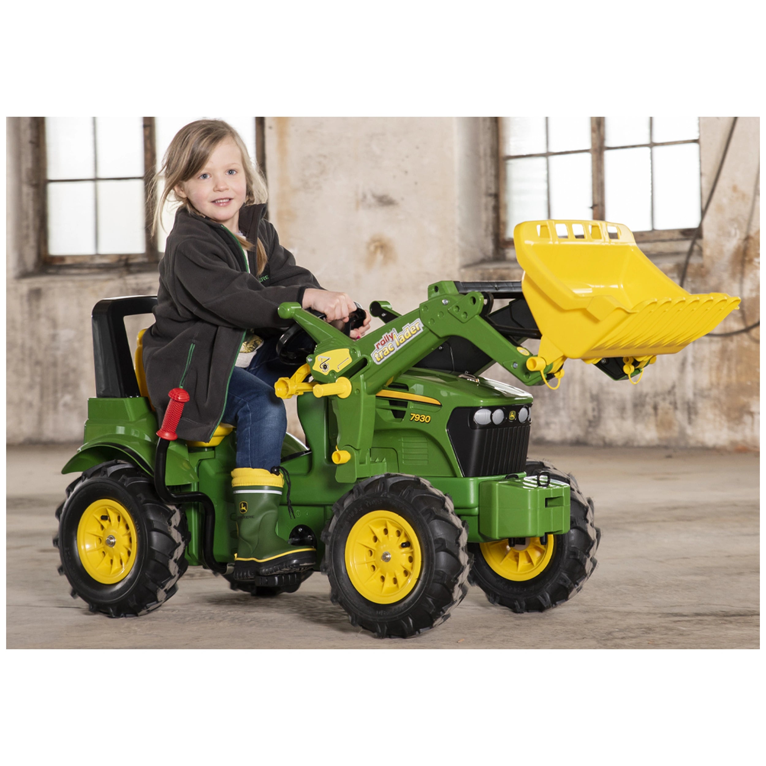 Rolly Toys - Rollyfarmtrac John Deere 7930 Inflatable Wheels Riding Toys