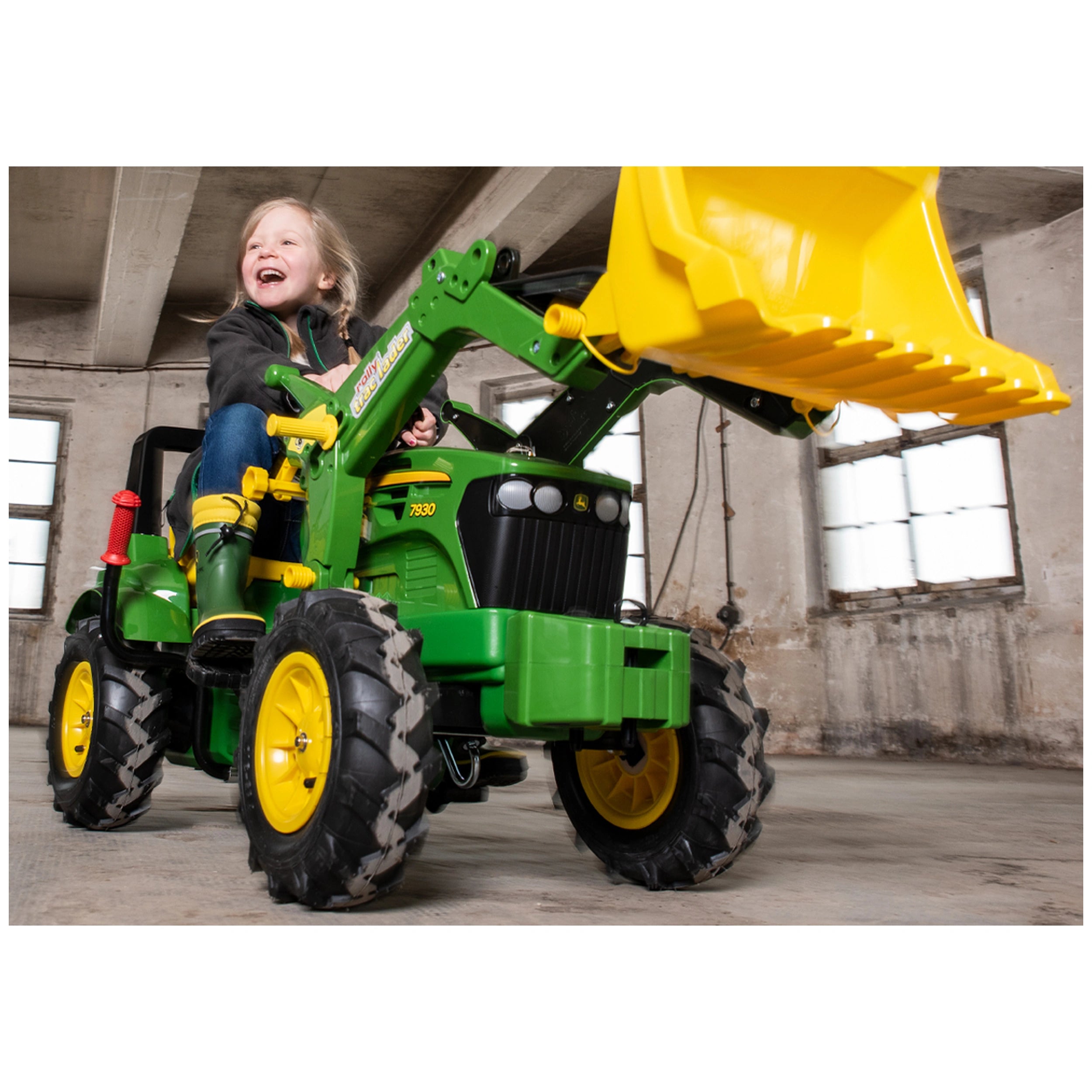 Rolly Toys - Rollyfarmtrac John Deere 7930 Inflatable Wheels Riding Toys
