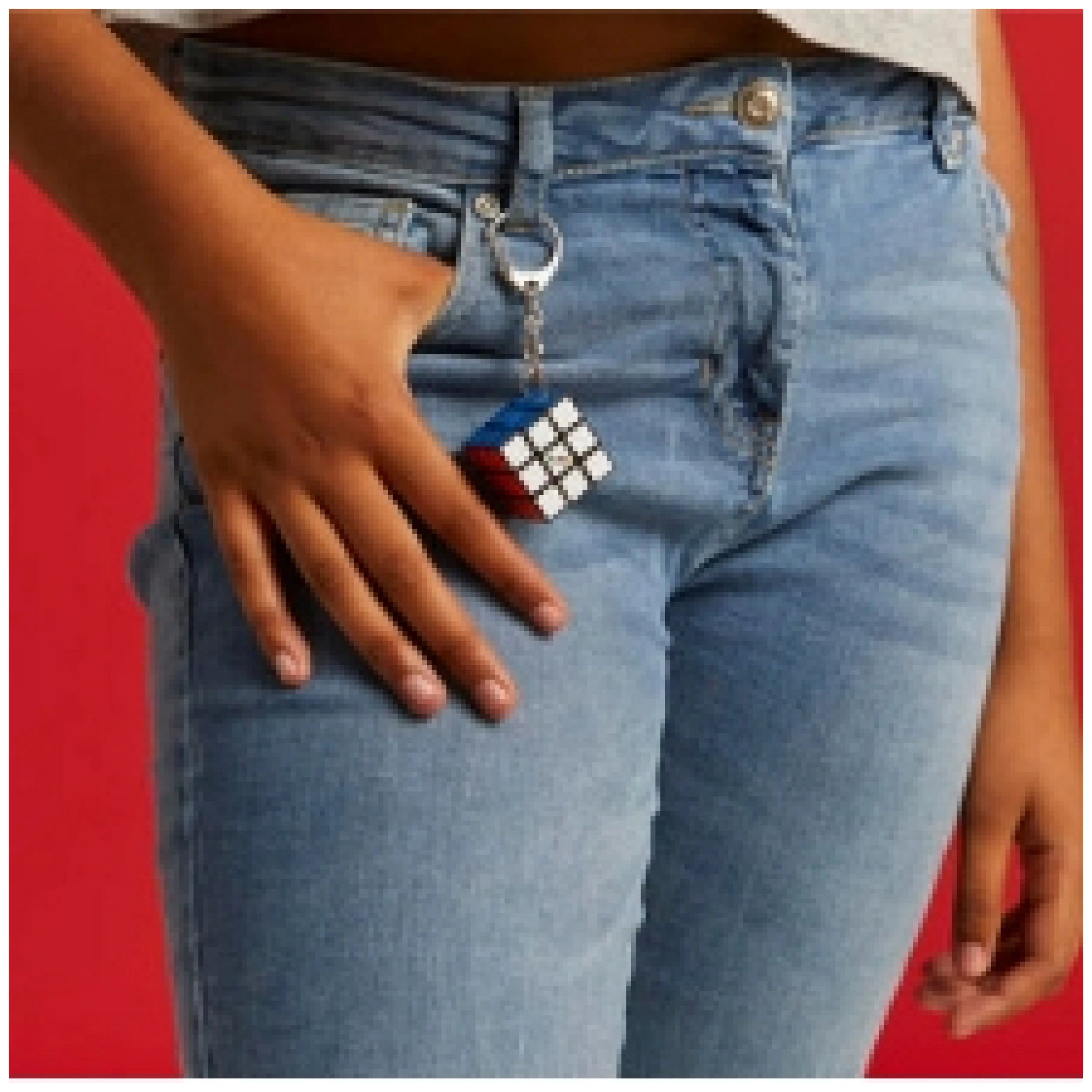 Rubik's Cube Keychain 3x3 - Puzzles