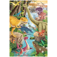 SCHMIDT SPIELE - Puzzles Amusants de Dinosaure 3x24 Pcs pour Enfants - Puzzles