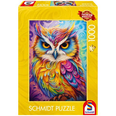 SCHMIDT SPIELE - Le Perroquet Hibou 1000 Pièces Puzzles pour Adultes - Puzzles