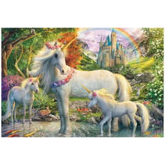 SCHMIDT SPIELE - Jument Licorne avec Deux Poulains 200 Pcs Puzzles pour Enfants - Puzzles