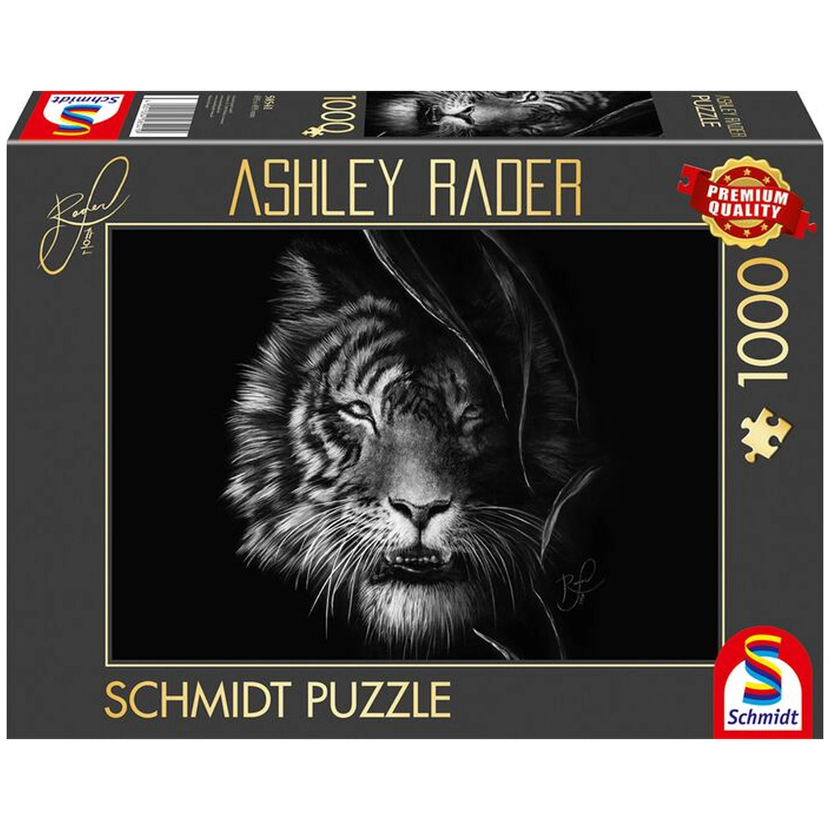 SCHMIDT SPIELE - Tigre sous le signe de la liberté Puzzle de 1000 pièces - Puzzles