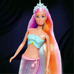 SIMBA - Steffi Love Sirène Arc-en-Ciel Magique - Poupées Sets de Jeu Figurines