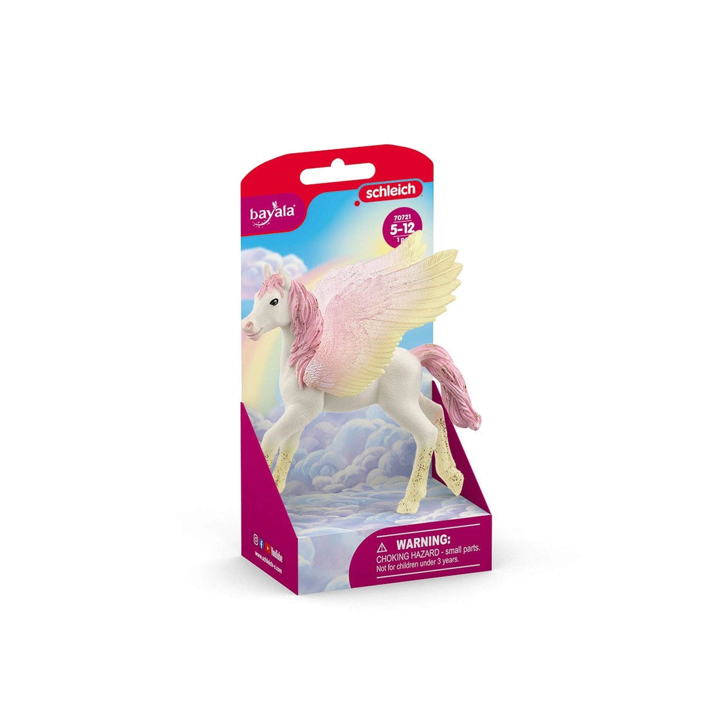 Schleich - Bayala - Sunrise Pegasus Foal - Action & Toy Figures - 70721