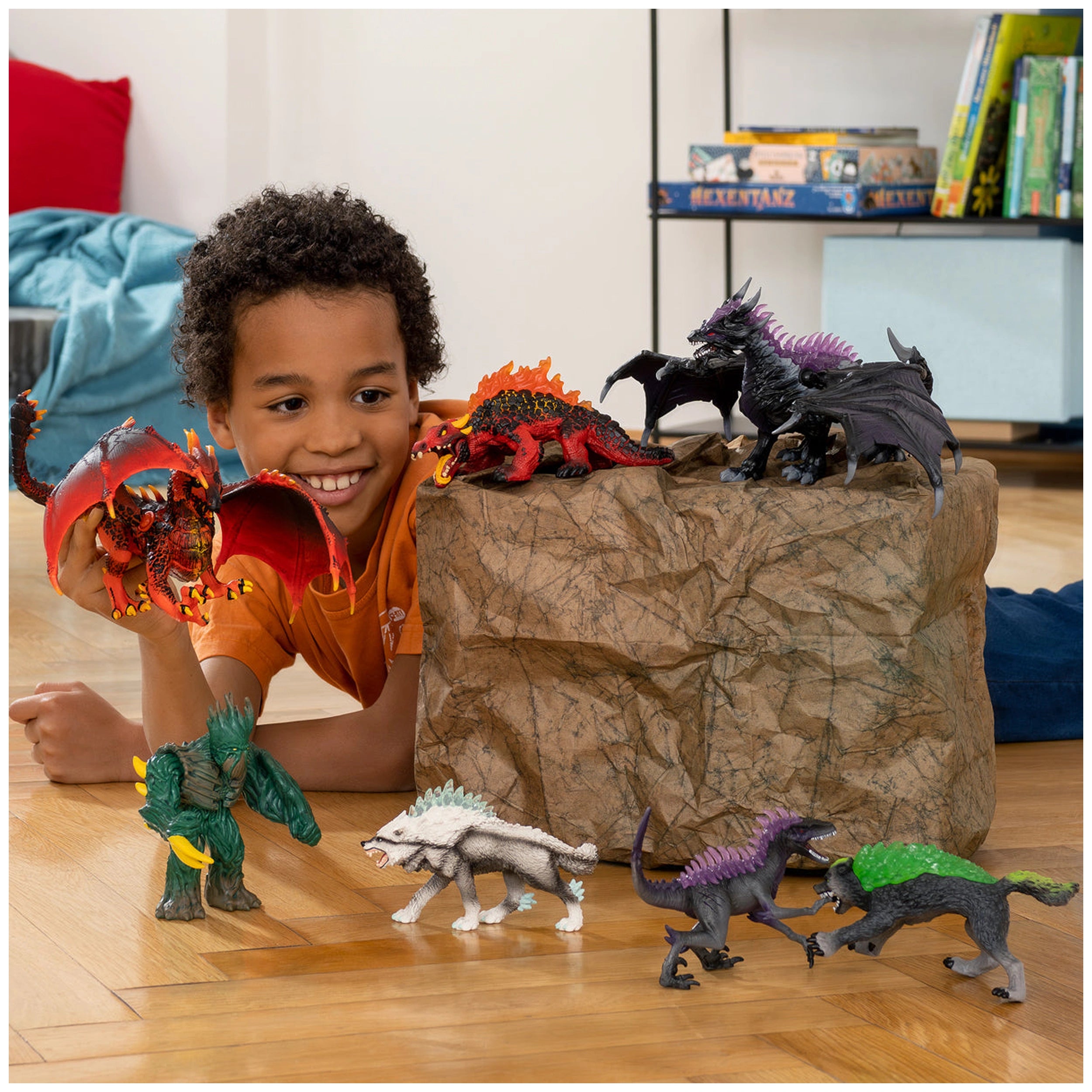 Schleich - Eldrador Creatures - Shadow Raptor - Action & Toy Figures - 70154