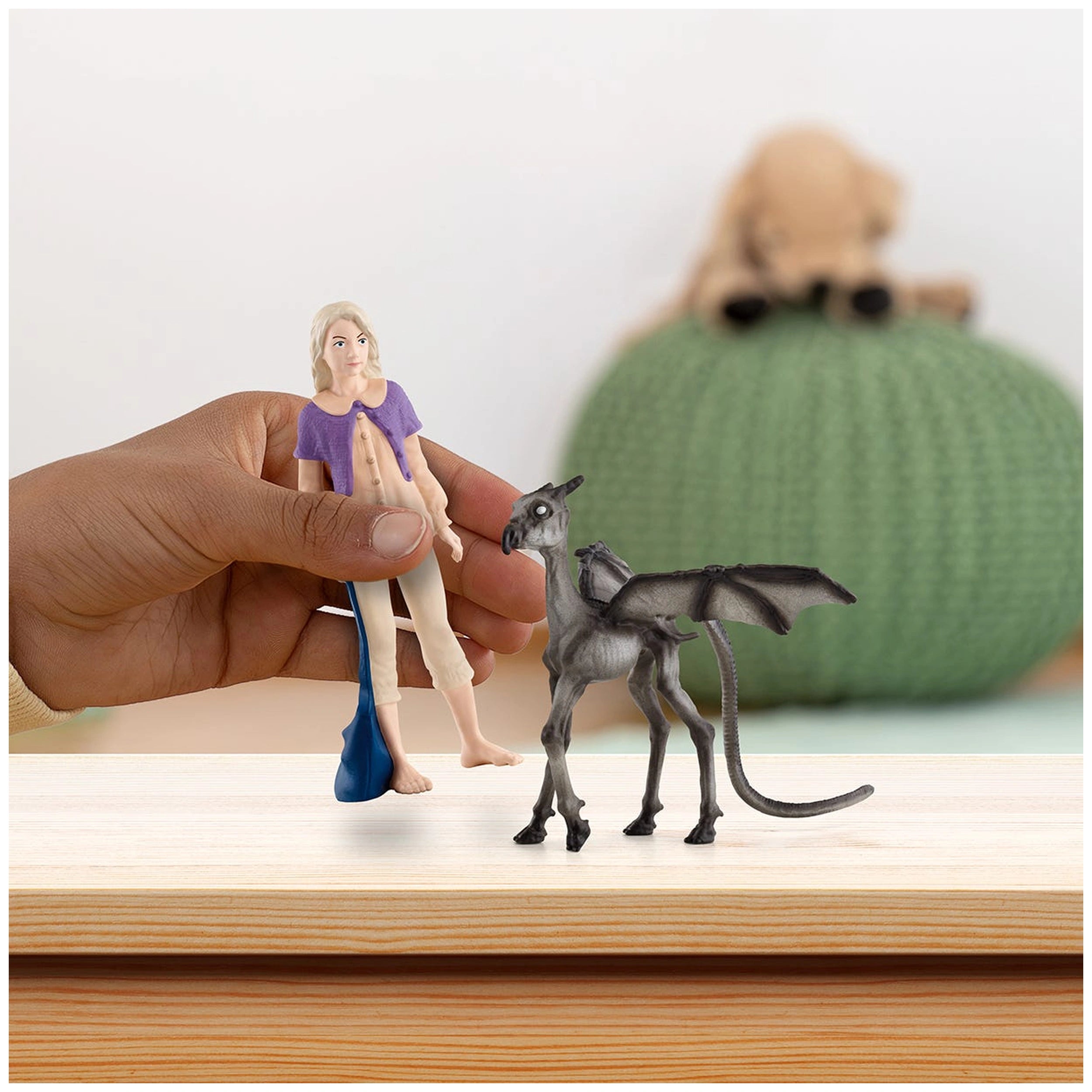 Schleich - Harry Potter - Luna Lovegood™ & Baby Thestral - Action & Toy Figures - 42636