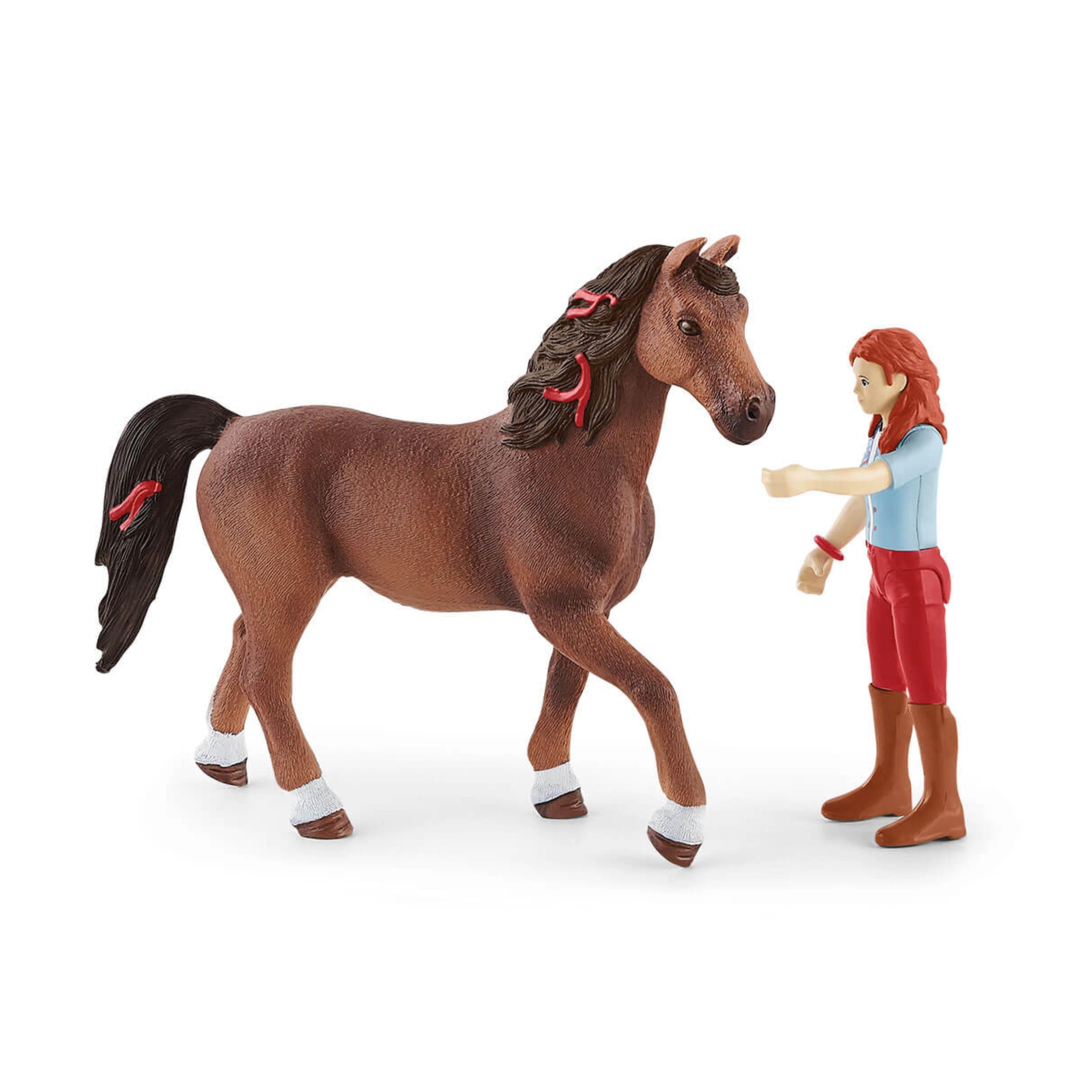 Schleich - Horse Club - Horse Club Hannah & Cayenne - Action & Toy Figures - 42539