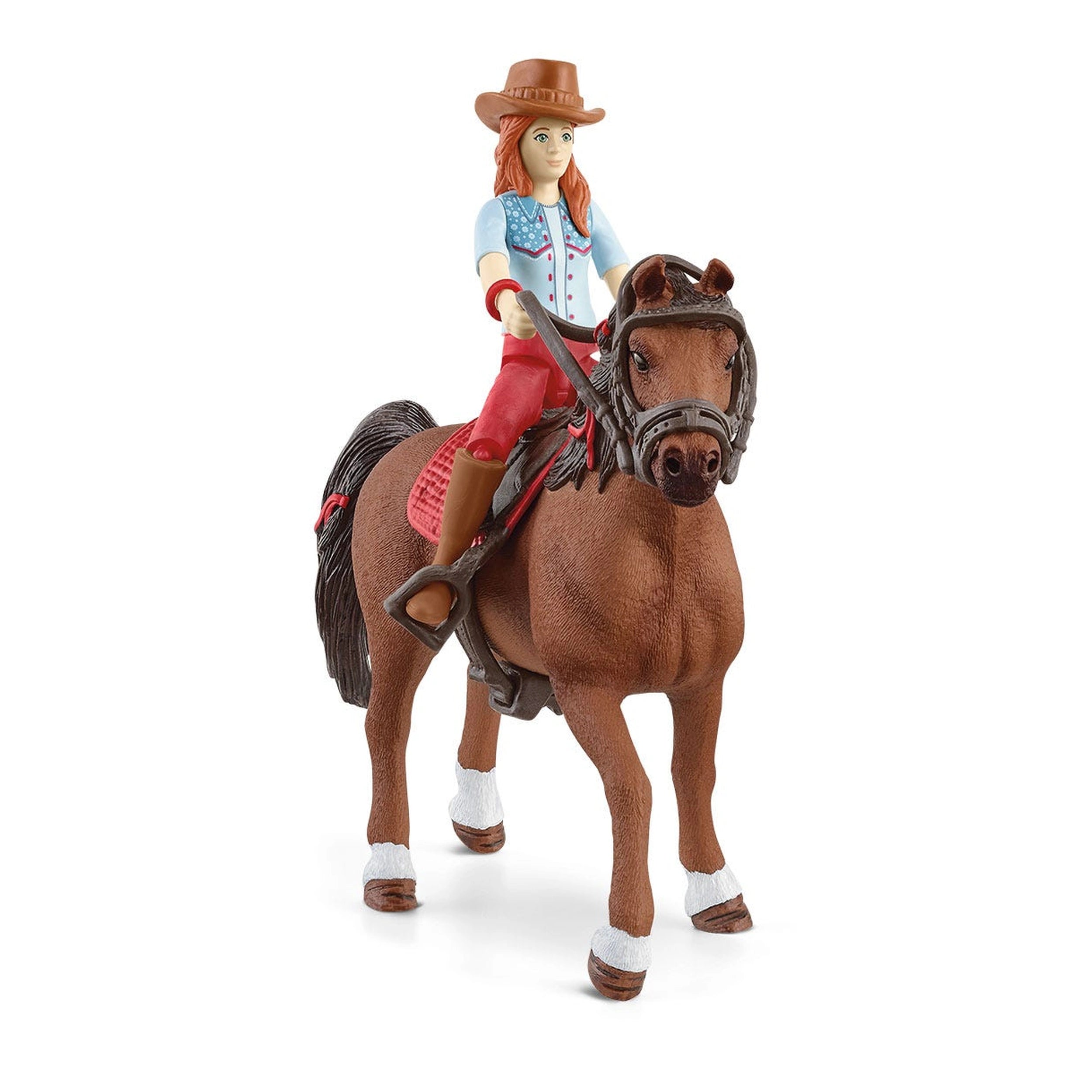 Schleich - Horse Club - Horse Club Hannah & Cayenne - Action & Toy Figures - 42539
