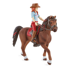 Schleich - Horse Club - Horse Club Hannah & Cayenne - Action & Toy Figures - 42539