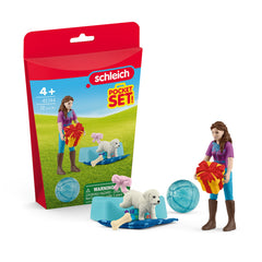 Schleich - Puppy Training Pocket Set - Toy Playsets