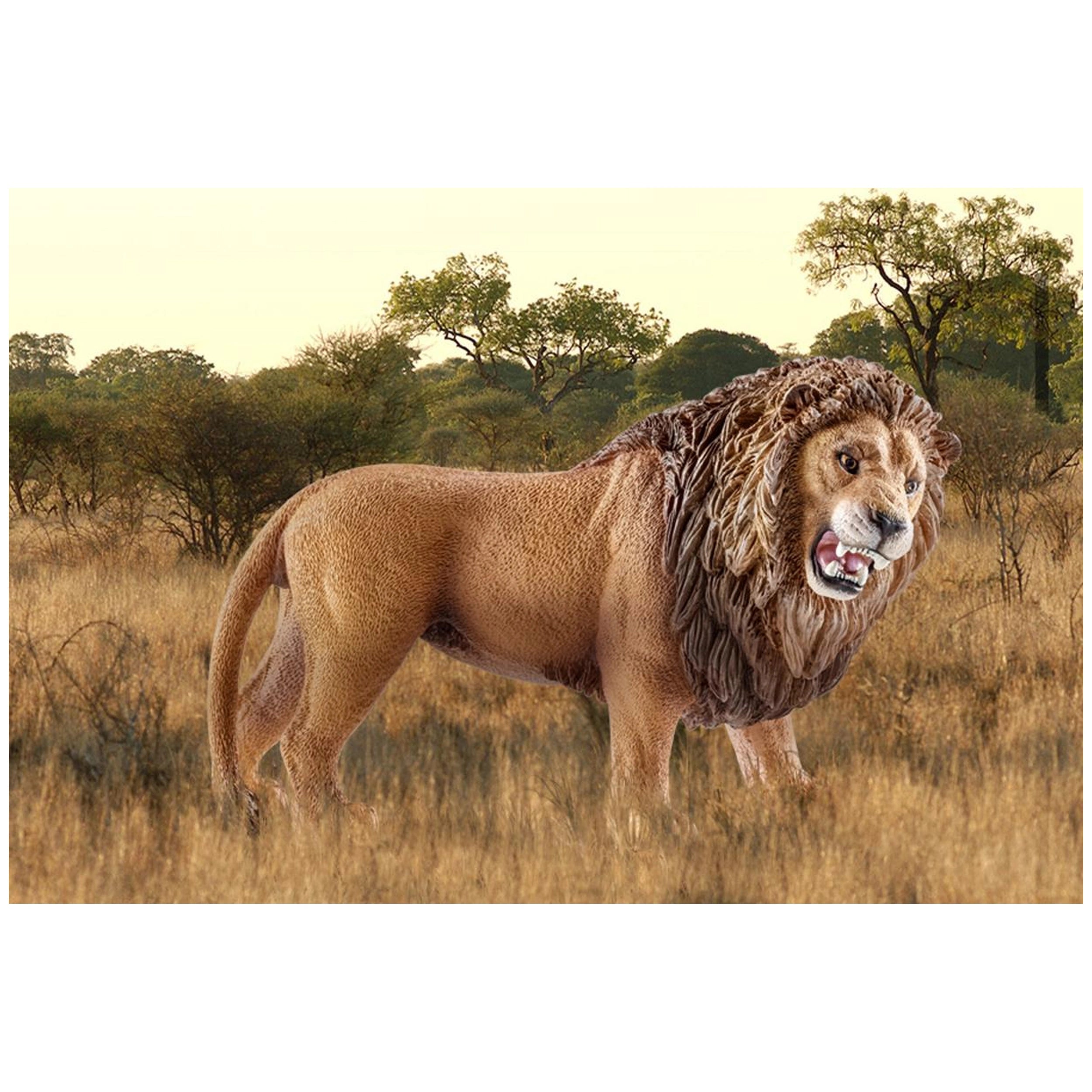 Schleich - Wild Life - Lion Roaring - Action & Toy Figures - 14726