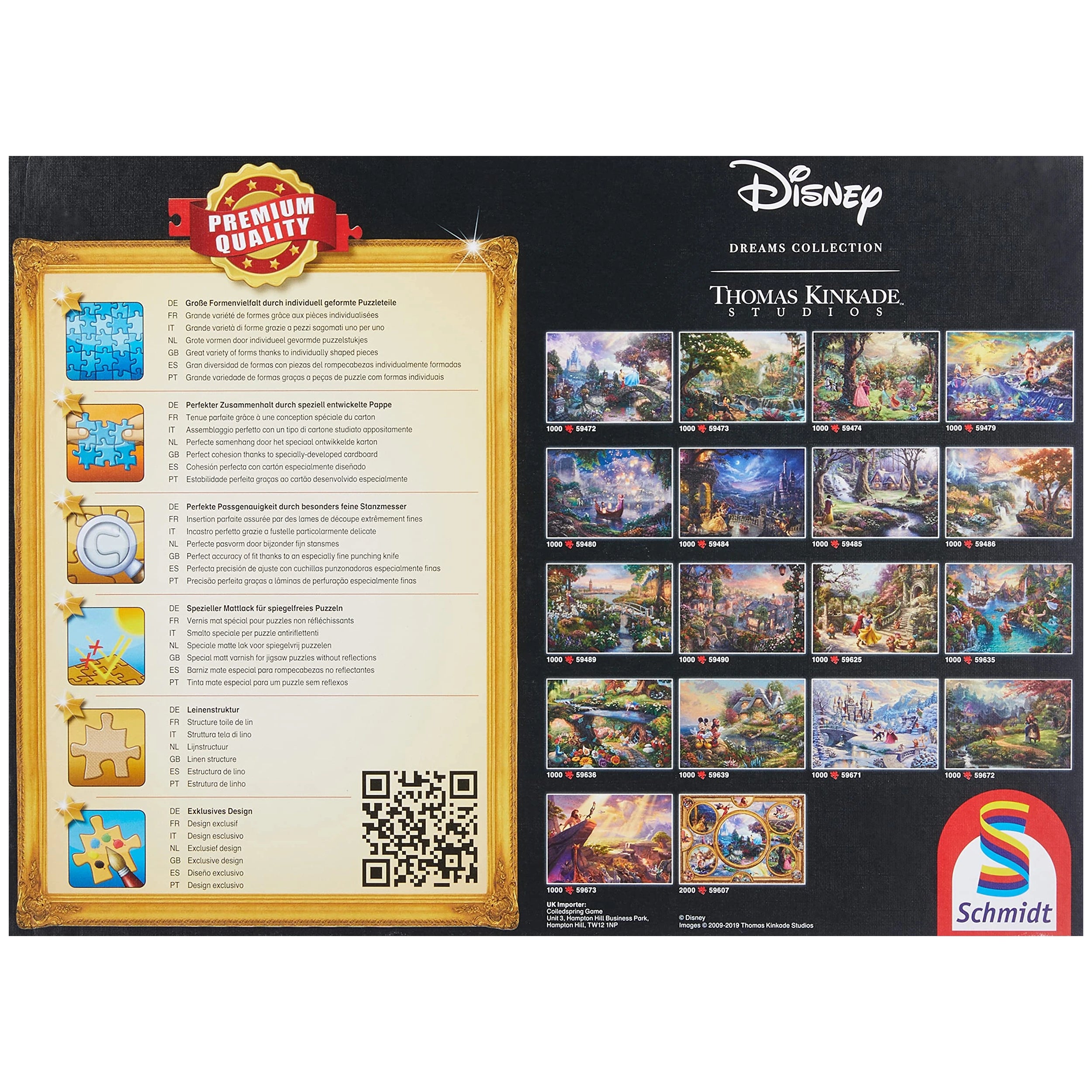 Schmidt Spiele - Bambi 1000 Pcs - Puzzles