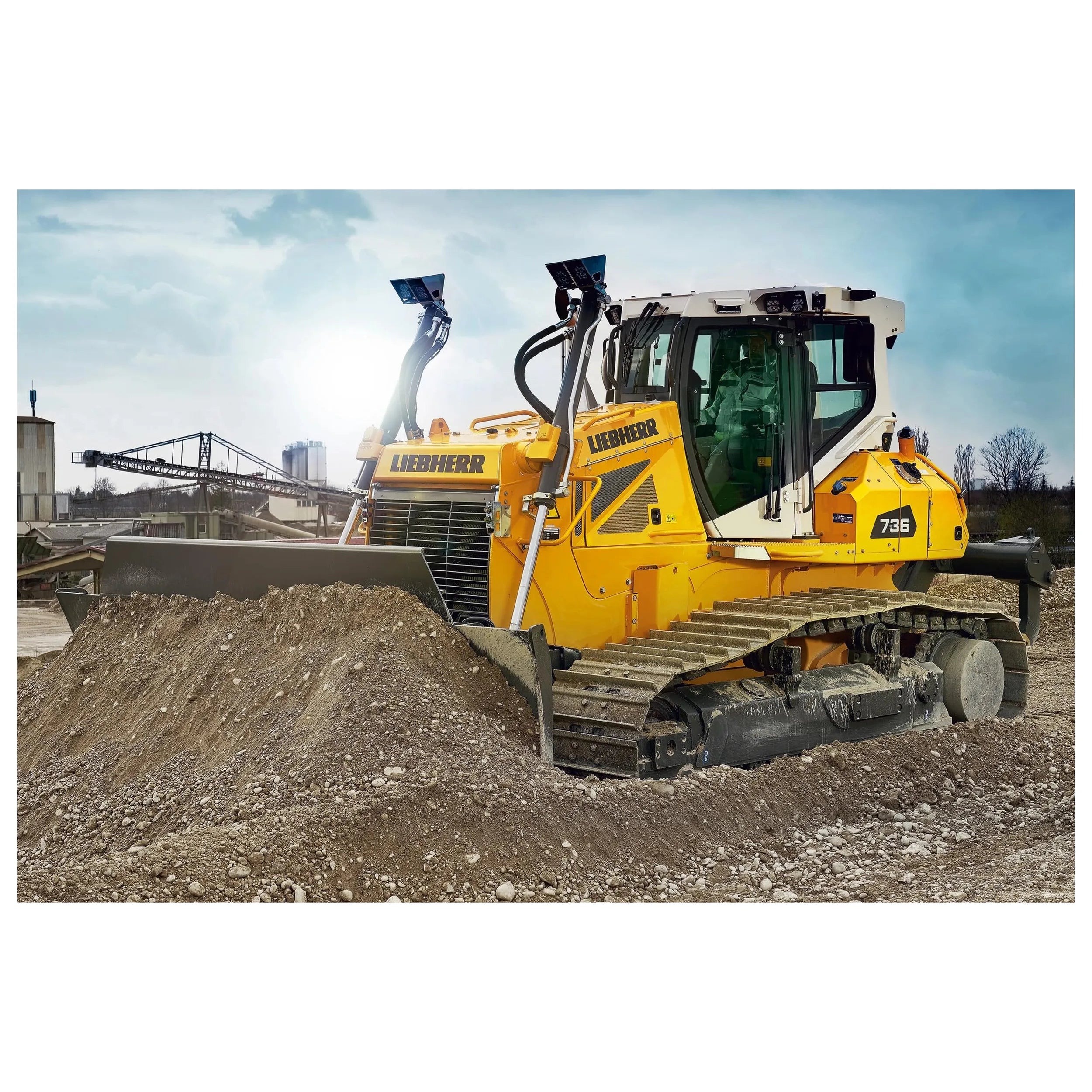 Schmidt Spiele - Bulldozer PR736 60 Pcs - Puzzles