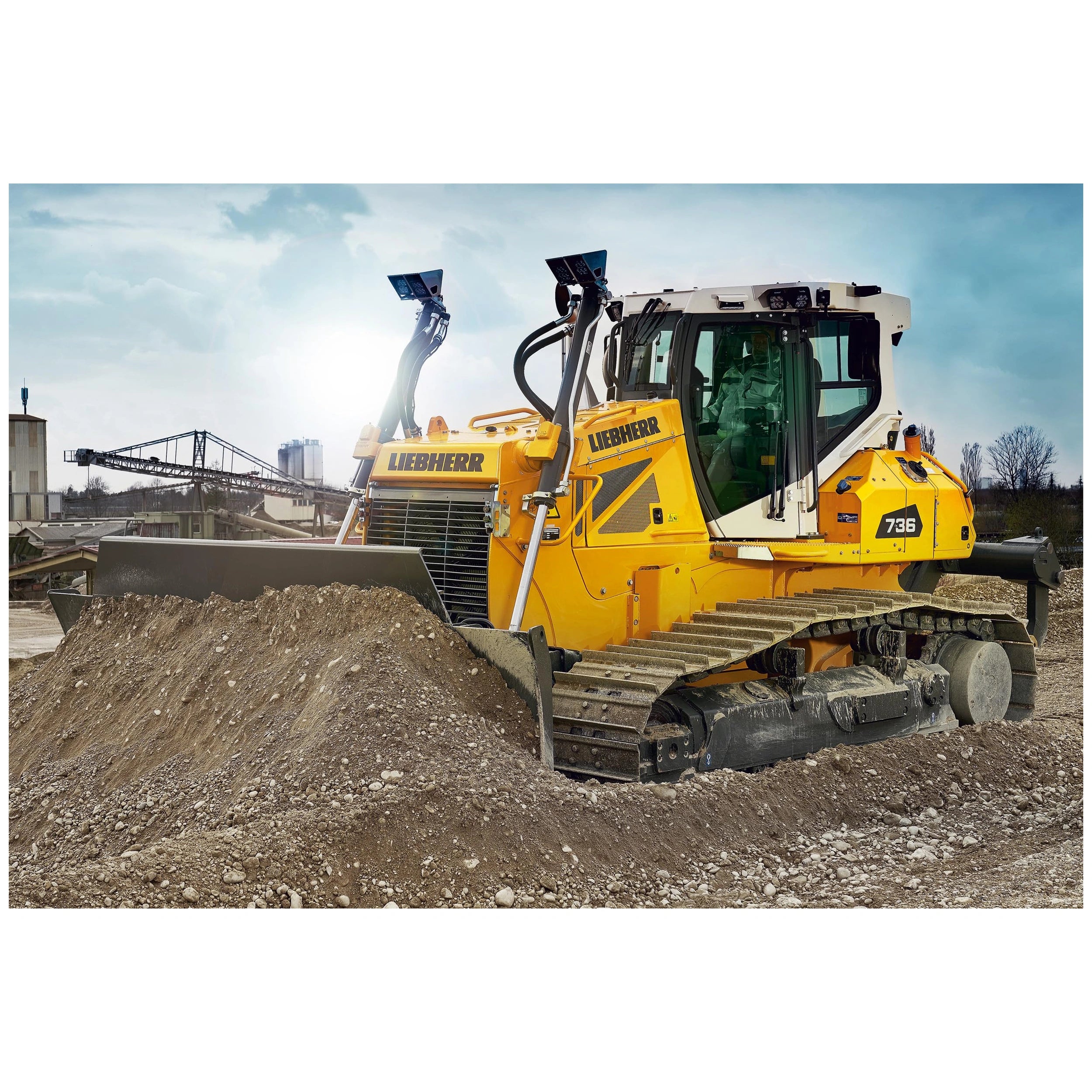 Schmidt Spiele - Bulldozer PR736 60 Pcs - Puzzles